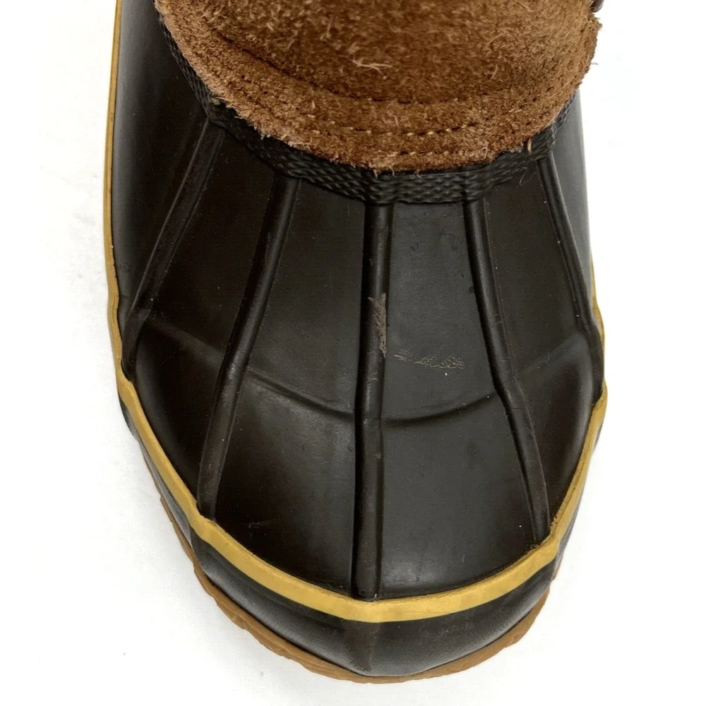 Khombu Women’s Annabel Snow Duck Boots Size 5.5M Brown Waterproof Fleece Lined